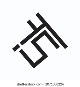 Design des Anfangsbuchstaben FS-Logos