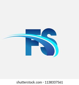 Initial Letter Fs Logotype Company Name Stock Vector (Royalty Free ...