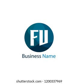 Initial Letter FV Logo Template Design