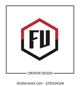 Initial Letter FV Logo Template Design