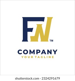 Logo-Design mit Anfangsbuchstaben 