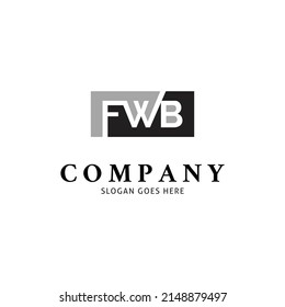 Initial Letter FWB Icon Vector Logo Template Illustration Design
