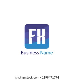 Initial Letter FX Logo Template Design
