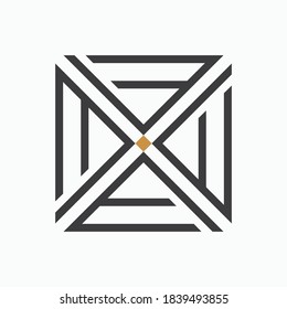 Initial letter fx logo or xf logo vector design template