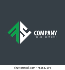 Initial Letter FY Design Logo