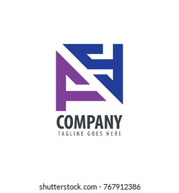 Initial Letter FY Design Logo