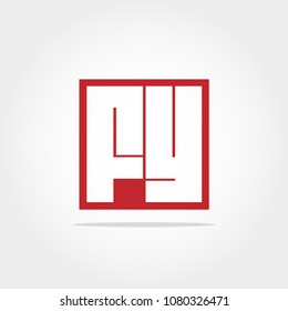 Initial Letter FY Logo Design