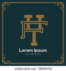 Initial letter FY logotype company name. Vector for company name.