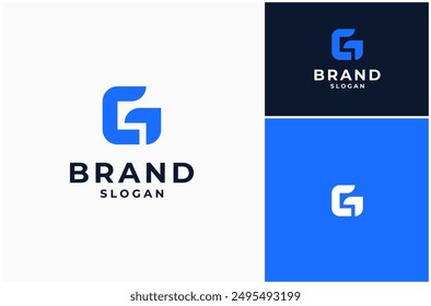 Anfangsbuchstabe G Pfeil Wachstum Geschäftsbuchhaltung Finanzen Erfolg Vektorgrafik Logo Design Illustration