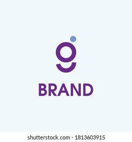 Anfangsbuchstabe G in Kreisform für die Vorlage des Technologiezeichens