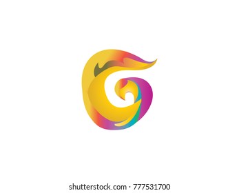 initial letter G design Logo Vector Graphic Branding Letter Element.