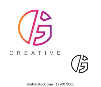 Initial Letter G Design Vector Template