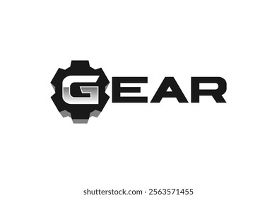 the initial letter G gear logo