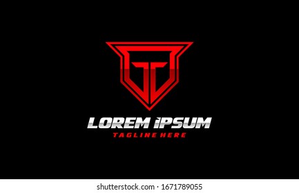 logotipo de ilustración del concepto de diseño del logotipo de letra G