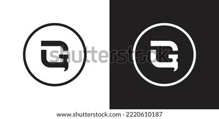 Initial letter G hammer logo icon design vector