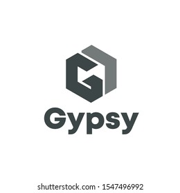 Initial Letter G and Hexagon Logo Design Inspiration