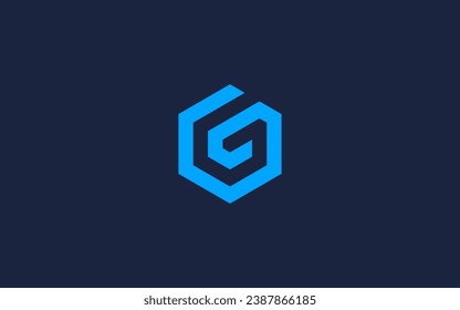 initial letter g hexagon logo icon design Vector design template inspiration