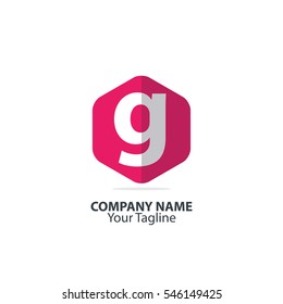 Initial Letter G Hexagon Logo 