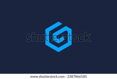 initial letter g hexagon logo icon design Vector design template inspiration
