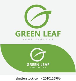 Vorlage für das Design des Logos in Buchstabe G, erste Illustration
