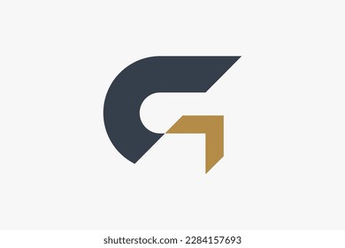 Initial Letter G Logo with Arrow Up Sign, Usable for Business and Branding Logos. Flat Vector Logo Design Template Element.