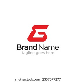 Initial Letter G logo concept, vector logo template