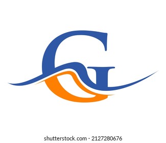 Initial Letter G Logo Design. Monogram and Creative Alphabet G Logotype Vector Template