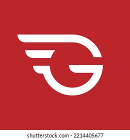 Letra inicial Diseño del logotipo G para los overs