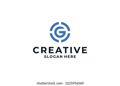 initial letter G logo design inspiration.