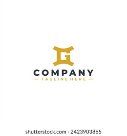 initial letter G logo design