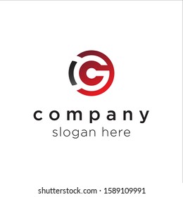 initial letter G logo icon design template elements - vector sign. Business card templates.