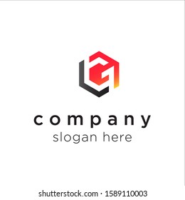 initial letter G logo icon design template elements - vector sign. Business card templates.