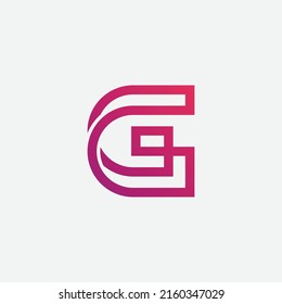 Initial Letter G Logo Template Illustration Design.