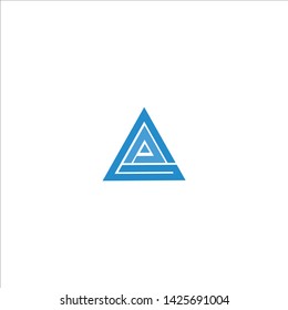 Initial letter G P logo template