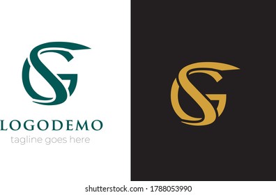 Initial letter G & S logo template vector.Modern abstract G & S Logo design with Colorful shape .
monogram and elegant logo design, Professional Letters Vector Icon Word mark minimal logotype 3
