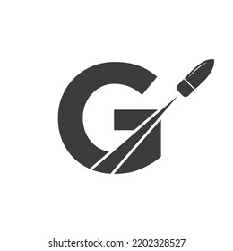 Logo-Vektor-Vorlagenkonzept für den ersten Buchstaben G für Aufnahmen