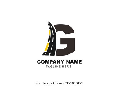 initial Letter G street logo