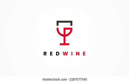 Initial Letter G Wine Glass, Goblet Logo. Usable for Business and Branding Company Logos. Flat Vector Logo Design Template Element.