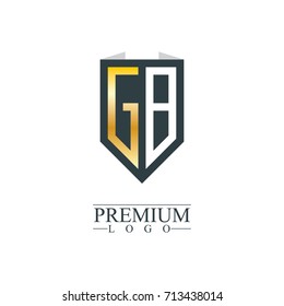 Initial Letter GB Company Design Logo Template