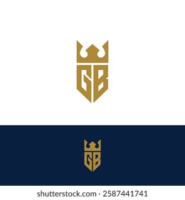 Initial Letter GB Logo or BG Logo Design Vector Template