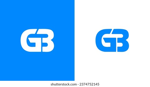 Initial Letter GB Logo Design Vector Template. Graphic Alphabet Symbol for Corporate Business Identity GB Monogram Logo
