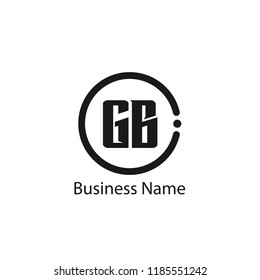 Initial Letter GB Logo Template Design