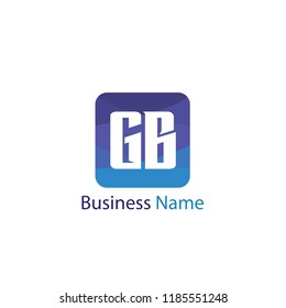 Initial Letter GB Logo Template Design