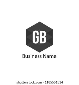Initial Letter GB Logo Template Design