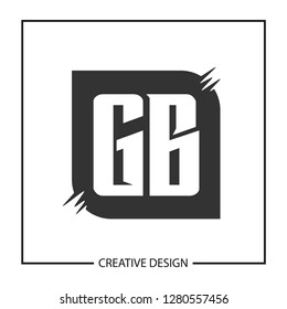 Initial Letter GB Logo Template Design