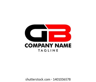 Initial letter GB logo vector concept
