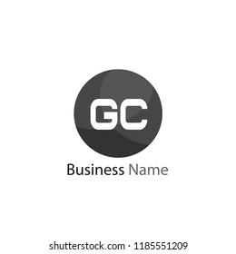 Initial Letter GC Logo Template Design
