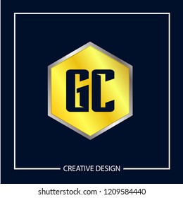 Initial Letter GC Logo Template Design
