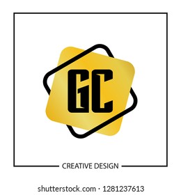 Initial Letter GC Logo Template Design