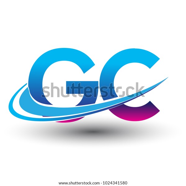 Initial Letter Gc Logotype Company Name Stock Vector (Royalty Free